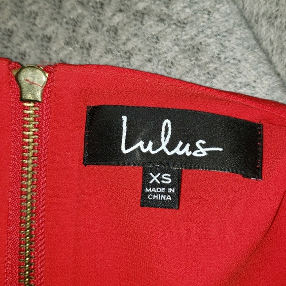 Lulus Shift and Shout Red Shift Mini Dress - Picture 4 of 7